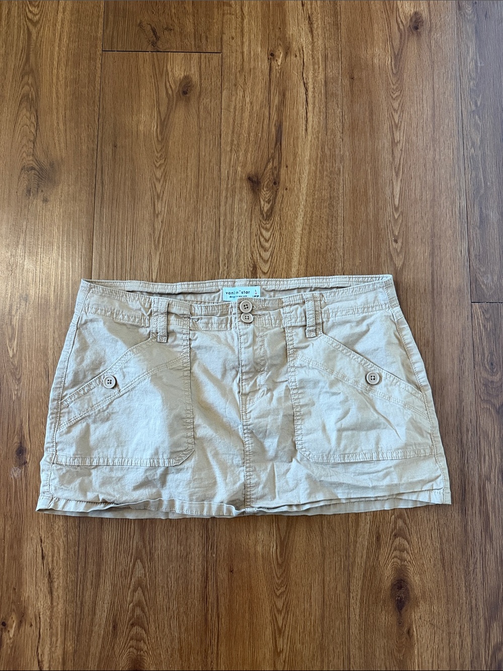Vanilla Star Cream Utility Mini Skort